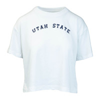 Utah State Cropped Women's T-Shirt Classic